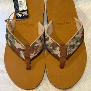 Hari Mari Men’s Camouflage Flip Flops Size 13